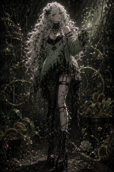 The girl in the tree hollow