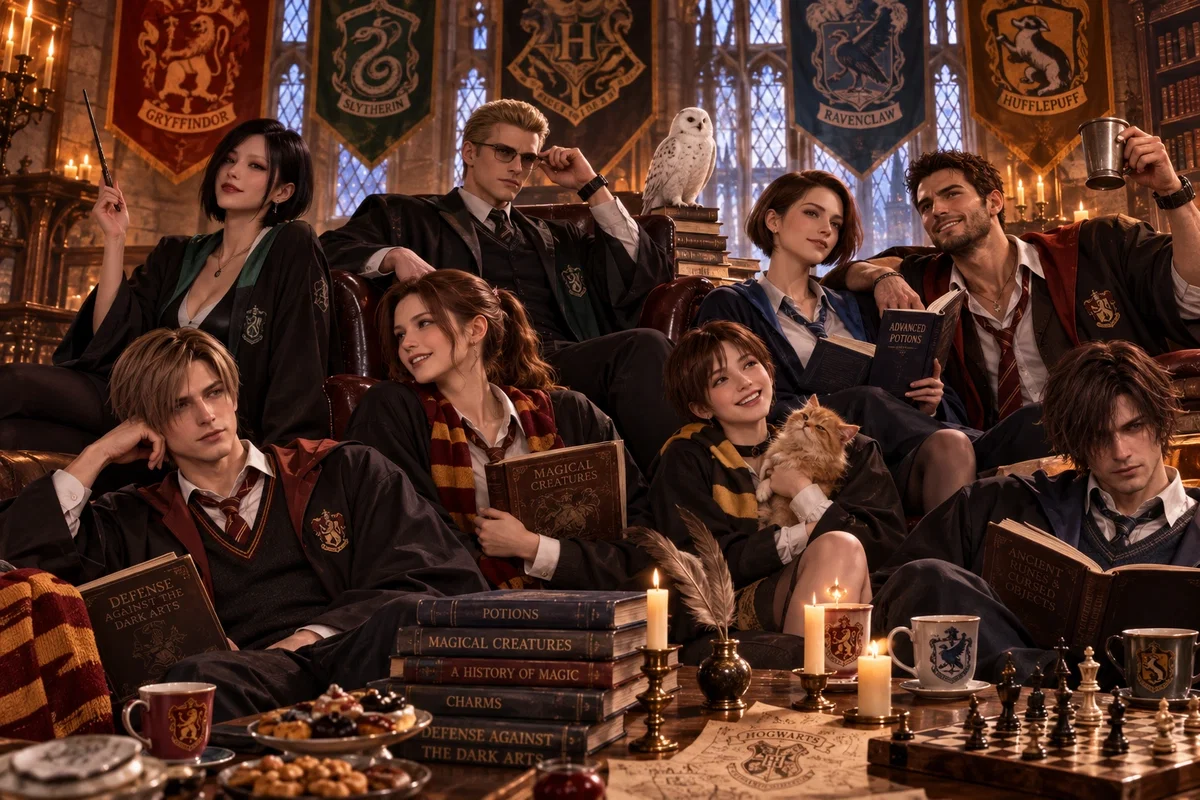 Raccoon Combat Academy [Resident Evil x Hogwarts inspired]