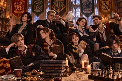 Raccoon Combat Academy [Resident Evil x Hogwarts inspired]