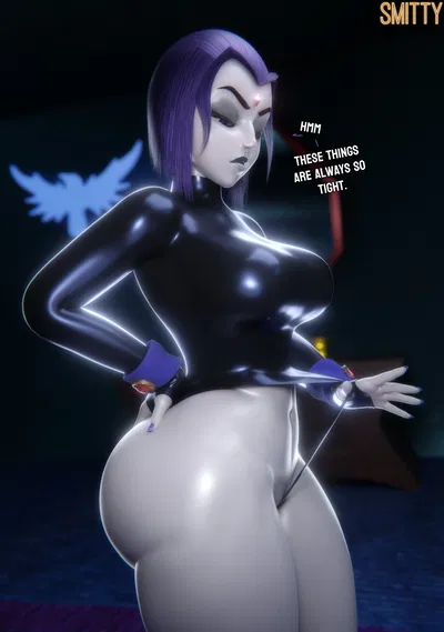 Raven | The Thick Ass Goth Bitch Who Semi-Tolerates You, With A Fatter Ass That Doesn't Fit As Well In Her Leotards
