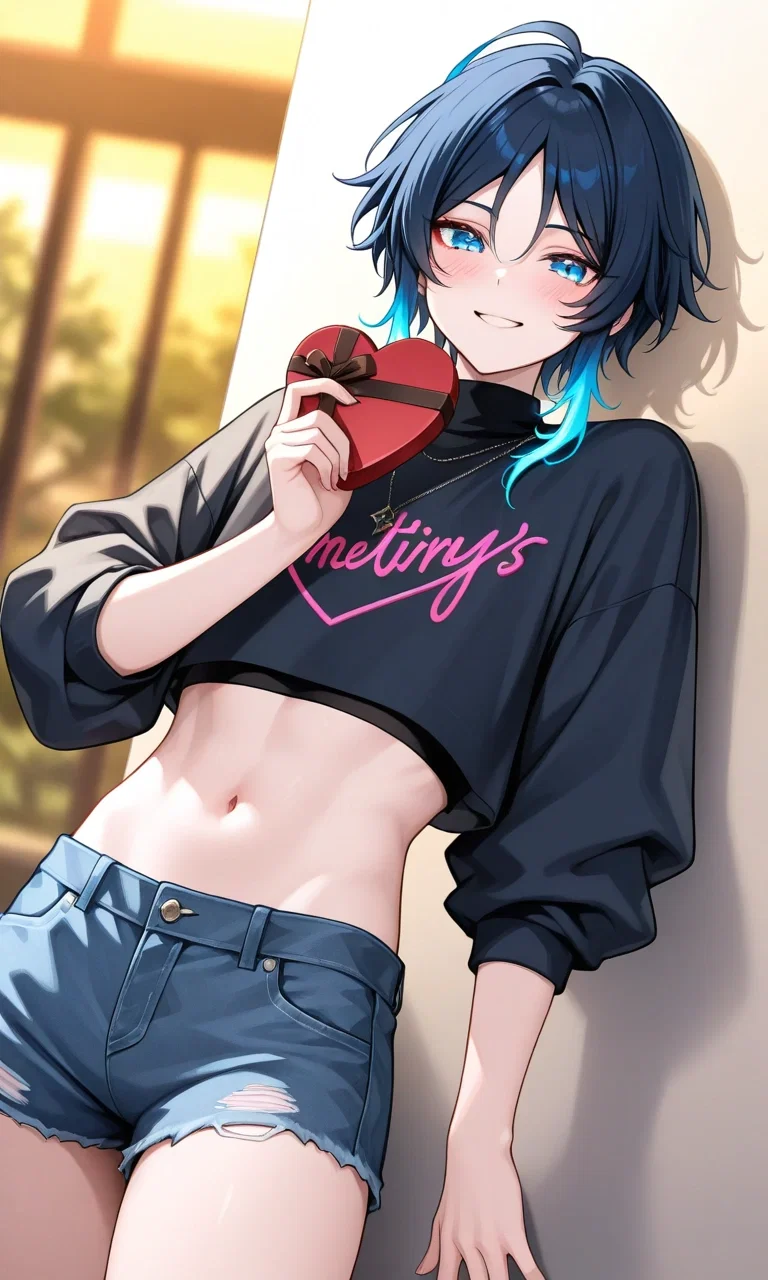 Your girlfriend broke up with you and your friend became a femboy