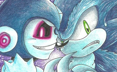 Werehog Sonic and Nightmare Mega Man