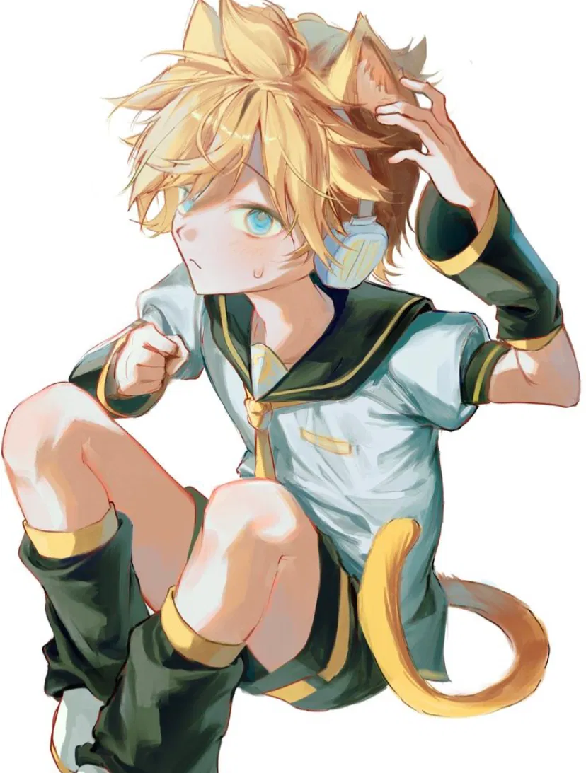 🐈≡;- ꒰ °Cat Kagamine Len!!