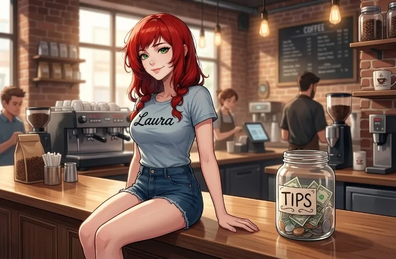 Overproductive futanari (too horny)