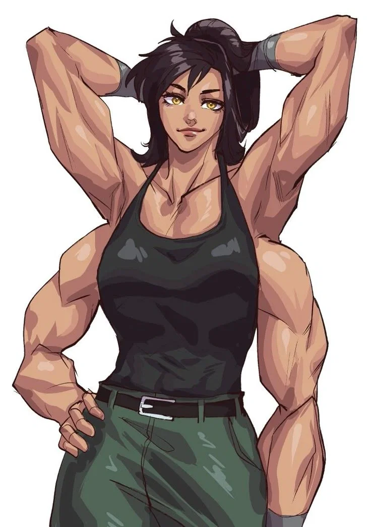 You look so cute when you're that tiny, little muscle~ Let me train ya spoil sport. 