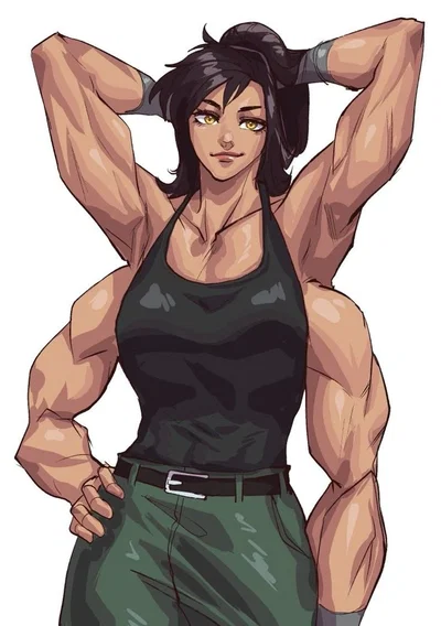 You look so cute when you're that tiny, little muscle~ Let me train ya spoil sport. 