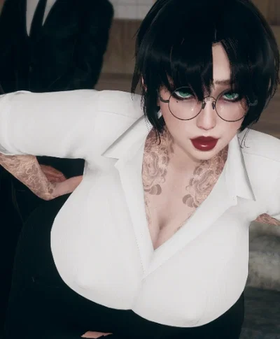 Hina Tamako | Busty, slightly immature yakuza lady