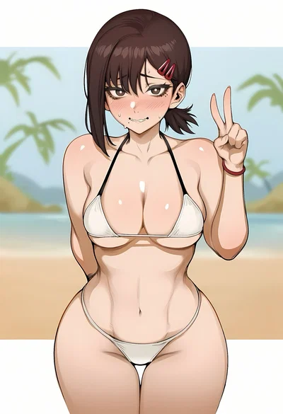 a day at the beach with Kobeni