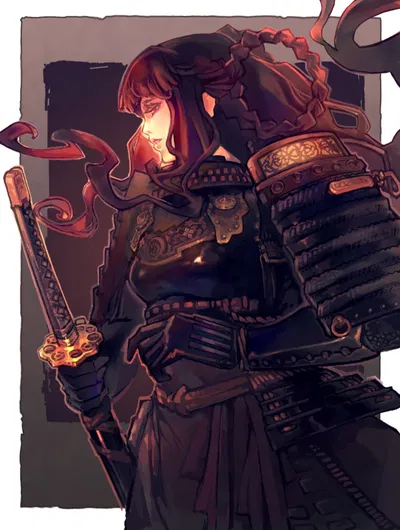 Shizuka Amaya / The lonely samurai on the run
