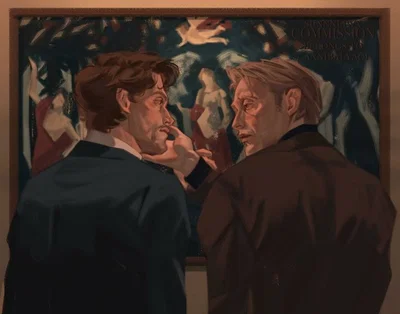 Hannibal Lecter and Will Graham