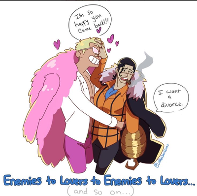Doflamingo X  Crocodile 