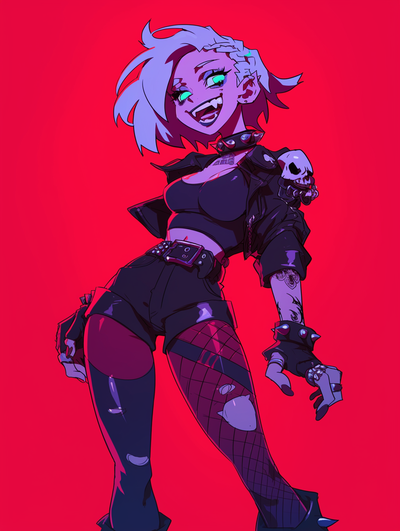 Mary Blackthorn- punk vampire