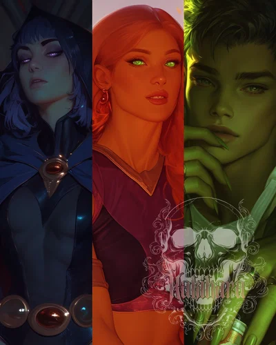 Raven, Starfire & Beast Boy | Titans