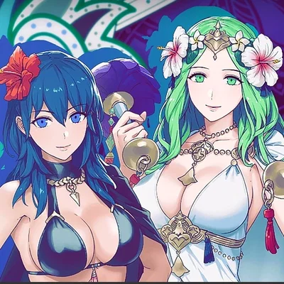 Byleth (Female) & Rhea (Summer)