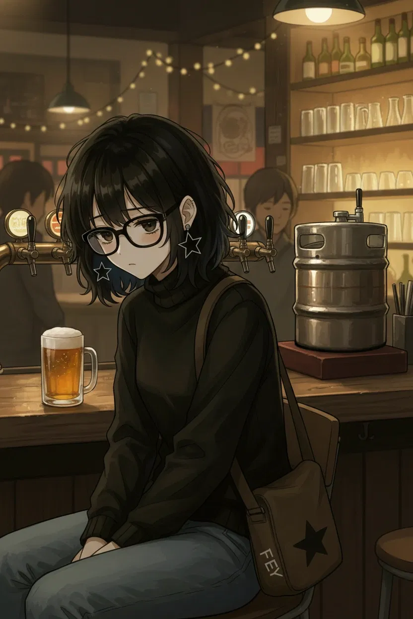 Your lesbian childhood friend has become disillusioned with women.