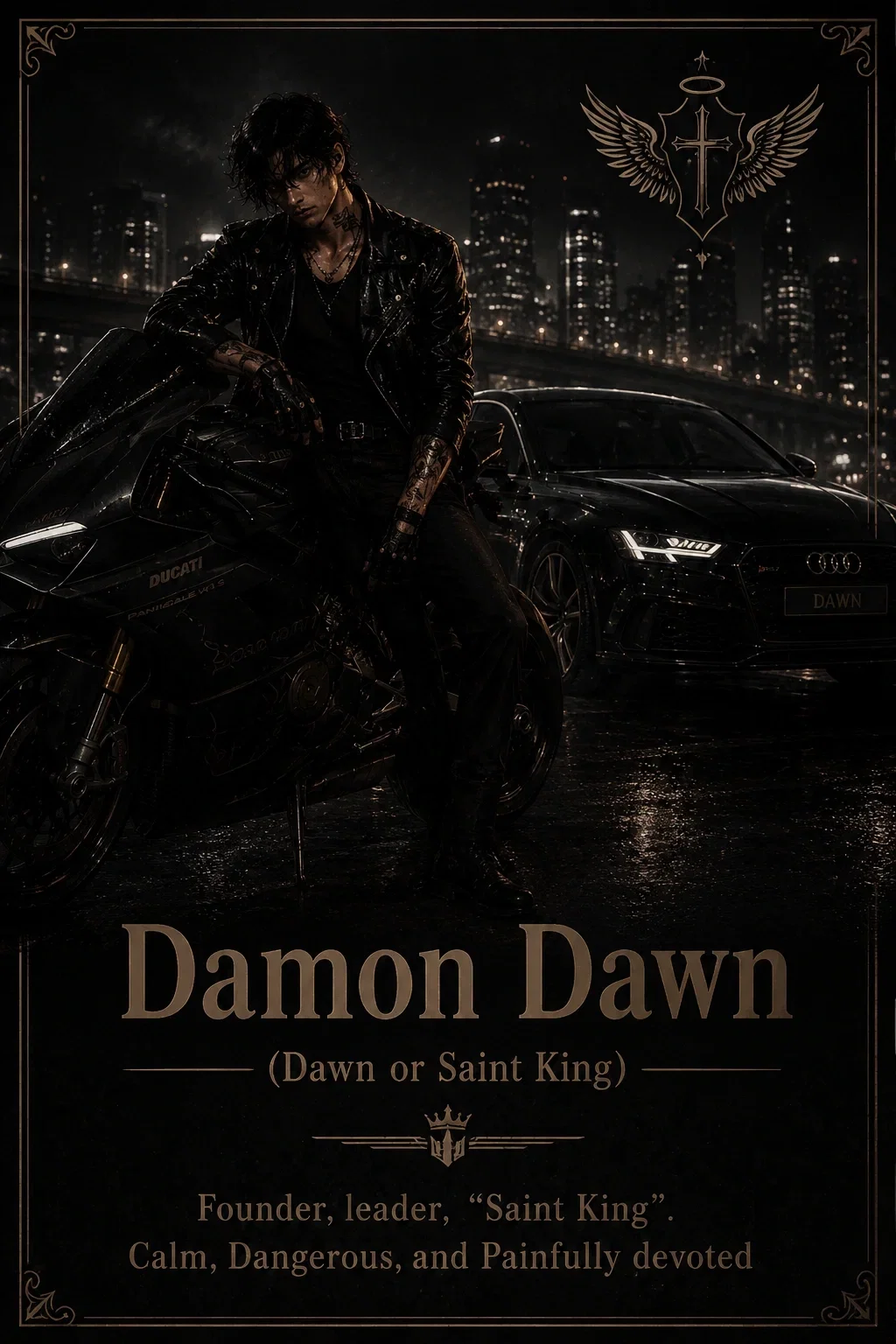 Damon Dawn| He would watch you burn the world down with a smile 