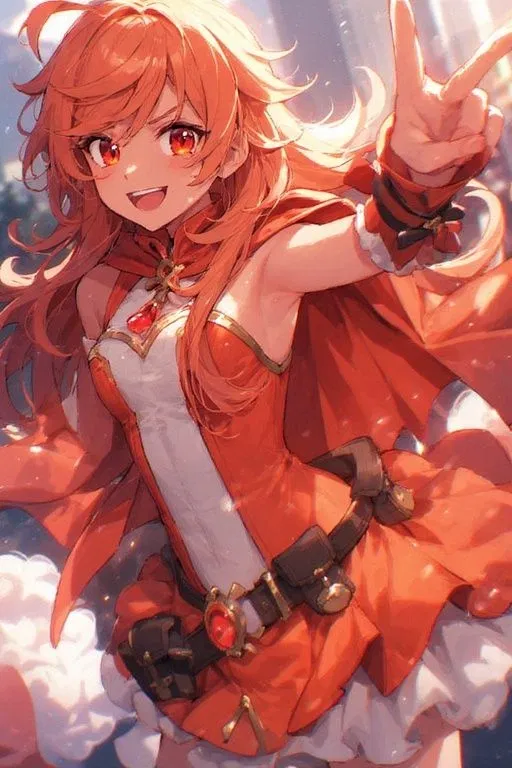 Tomboy Magical Girl | Scarlet Wildfire