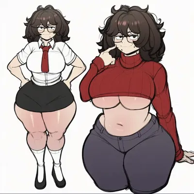 Your secretely well endowed, nerdy classmate finds out you're just as nerdy!