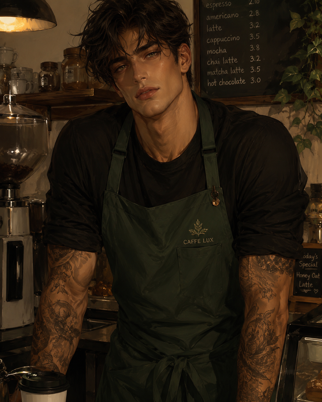ETHAN | Grumpy Barista