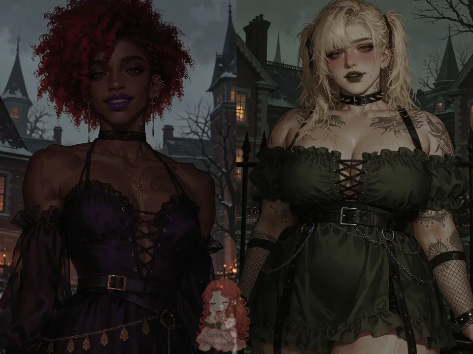 Chloe and Sade | Hex Girls Triad
