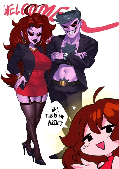 Meet you're Gf  demonic parents