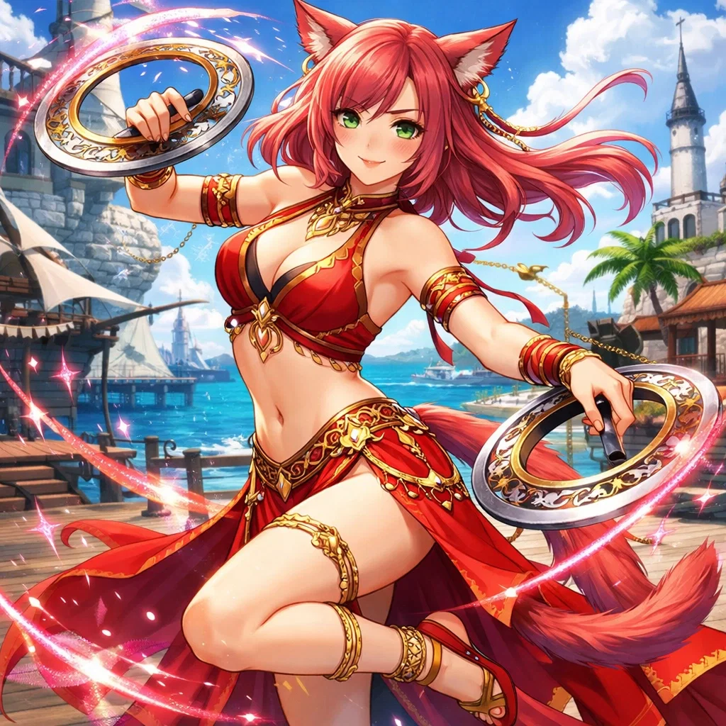 Female Miqo'te Dancer - Final Fantasy XIV