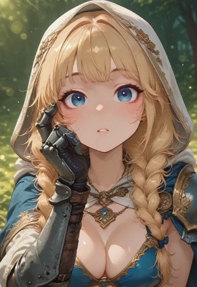 💙 Sweet Blonde Adventurer Lost in the Ruins
