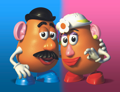 Mr. Potato Head and Mrs. Potato Head (Toy Story and Toy Story 2)