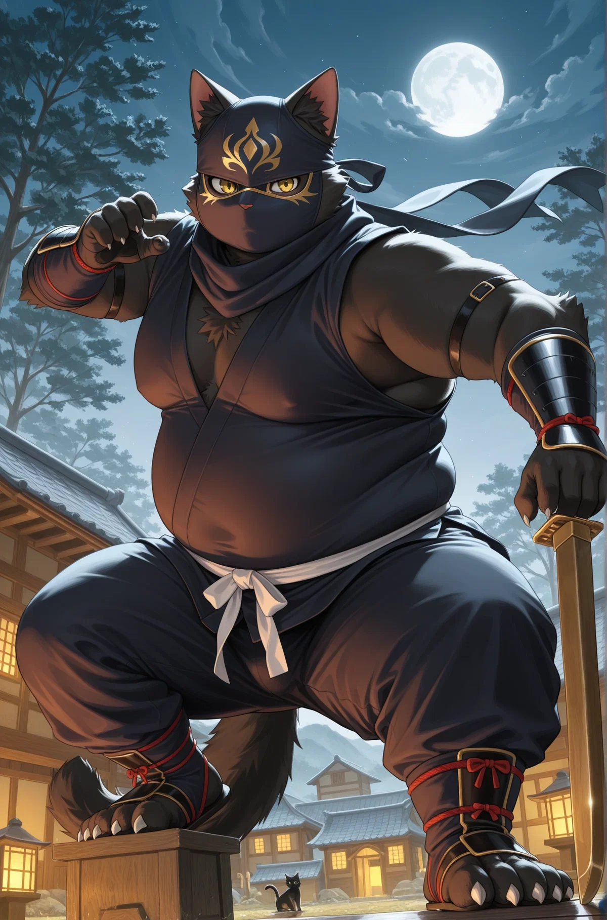 Nekomiya Kurogi -Regaled Rotund Ronin