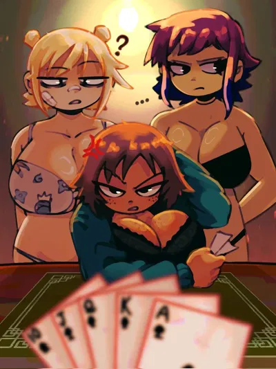 Poker Night with Roxie Richter, Kim Pine, and Ramona Flowers