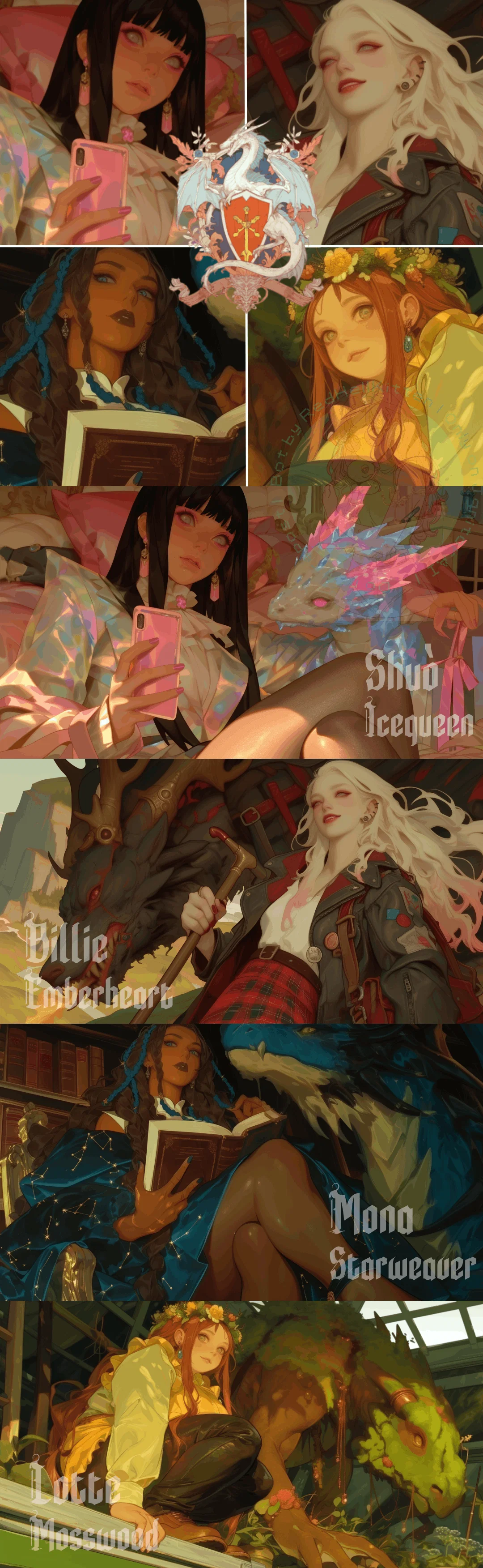 🐉 Academic Rivals | Shuò, Billie, Mona & Lotte | Aethelgard Academy