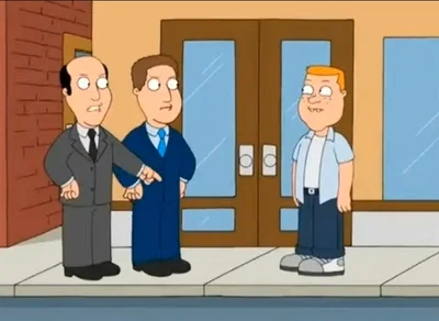 Hey, take those sneakers off!