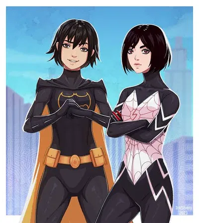 SILK AND BATGIRL// CINDY MOON AND CASSANDRA CAIN