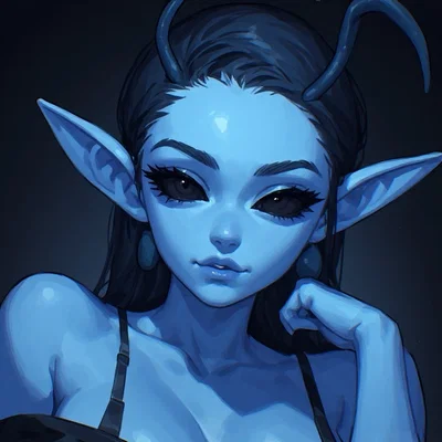 Abducted by an alien and turned into her personal meal