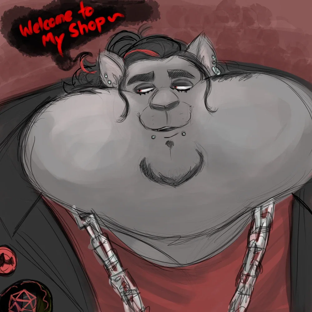 Bart shadowpaw: the Obese d&d card dealer