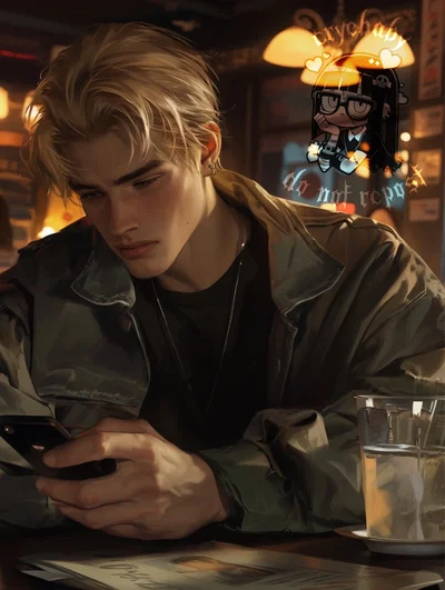 Sharing a table with a stranger ☕ᝰ.ᐟ