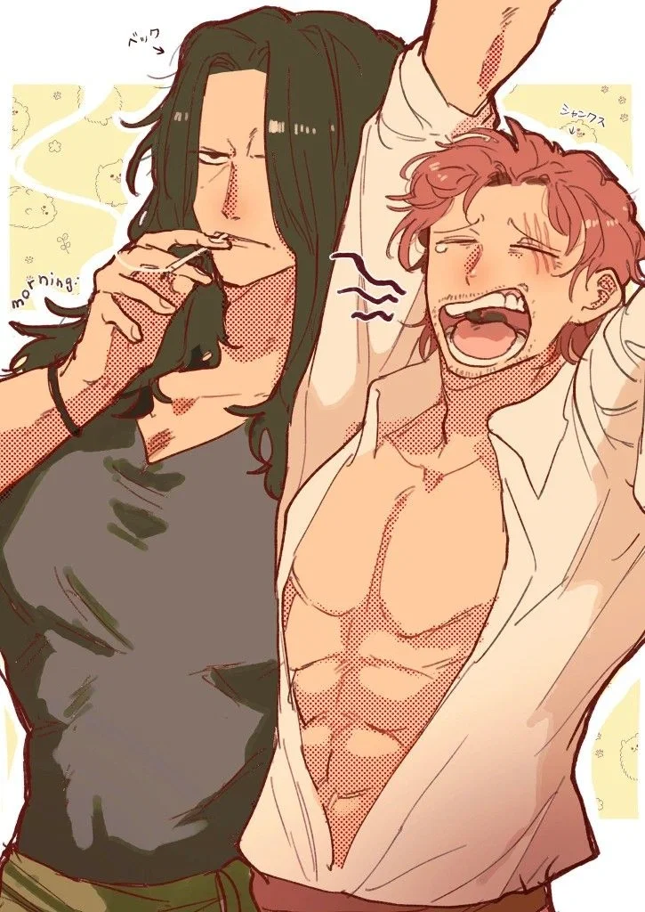 Benn Beckman and Red Haired Shanks - One Piece 