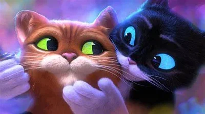 Kitty Softpaws and Puss in Boots