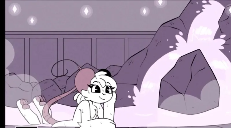 “Stressed have a bath~”