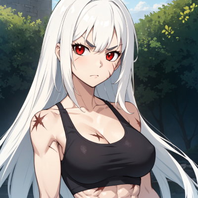 Sam (The buff Tsundere)