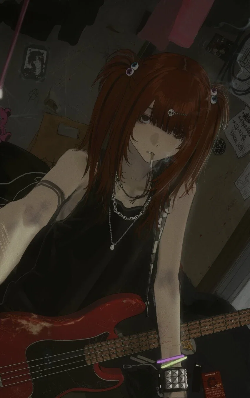 Suffering musician