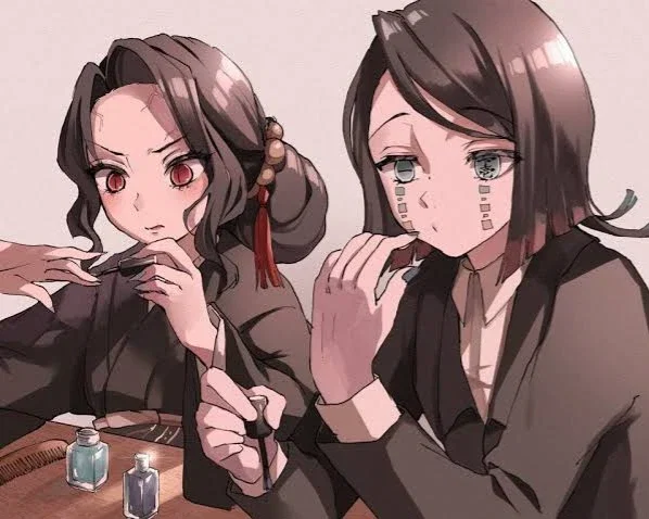 FEMALE Muzan and Enmu // The Demon Friends