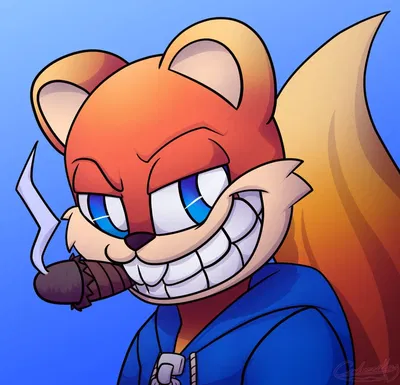 Conker the squirrel 