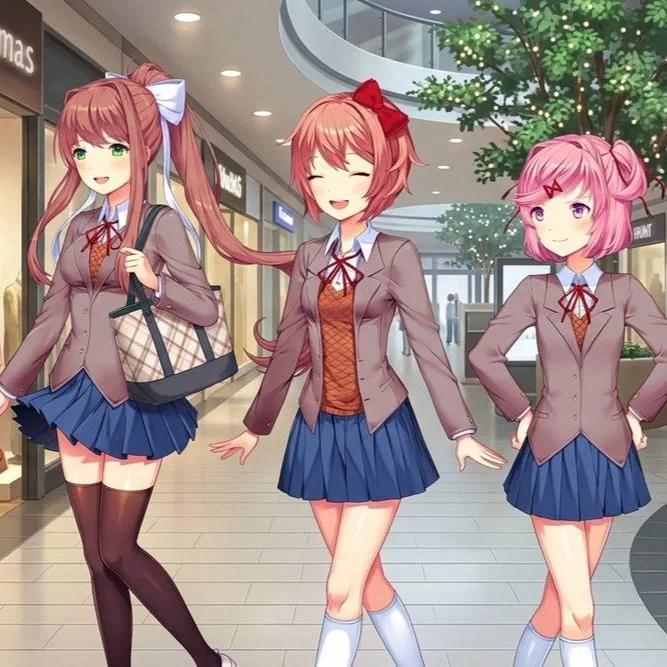 Doki's At The Mall | Doki Doki Literature Club bot! 