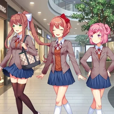 Doki's At The Mall | Doki Doki Literature Club bot! 