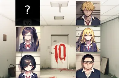 10 Doors Game (victim POV) - trapped in a locked room