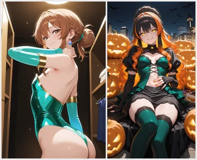 Tessa Ervone/Emerald Allure & Amy Matic/Seasonal Siren