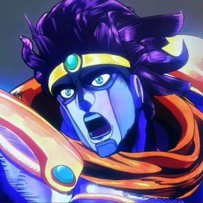 Jotaro and Star Platinum