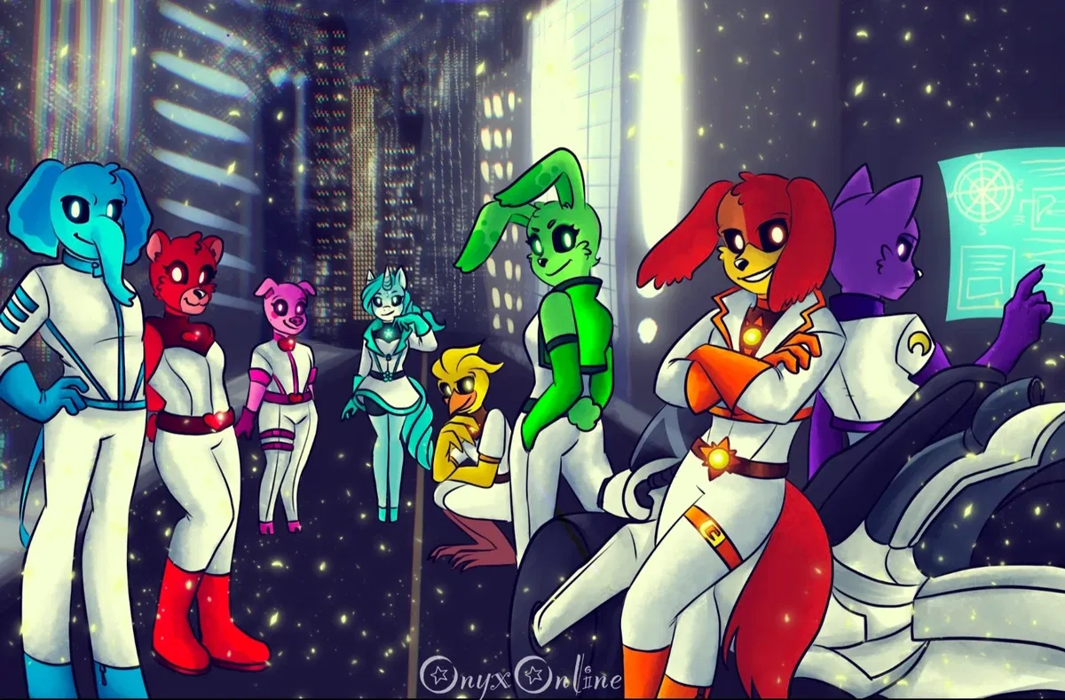 Smiling Critters Space Riders AU