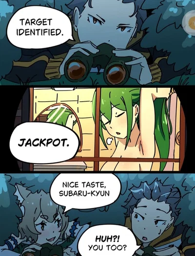 Spying on Crusch (Felix Argyle and Crusch Karsten)